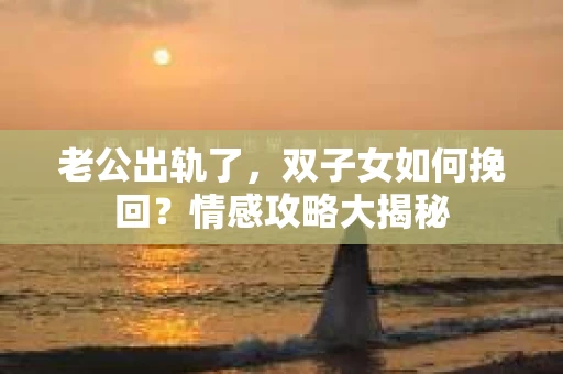 老公出轨了，双子女如何挽回？情感攻略大揭秘