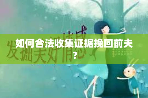 如何合法收集证据挽回前夫？