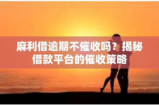 麻利借逾期不催收吗?揭秘借款平台的催收策略 麻利借逾期不催收吗?揭秘借款平台的催收策略