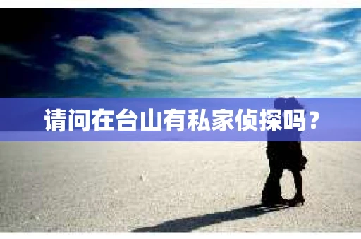 请问在台山有私家侦探吗？