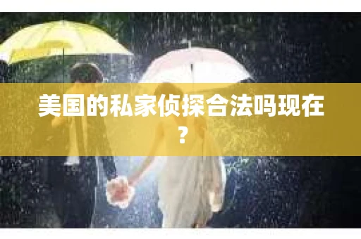 美国的私家侦探合法吗现在？