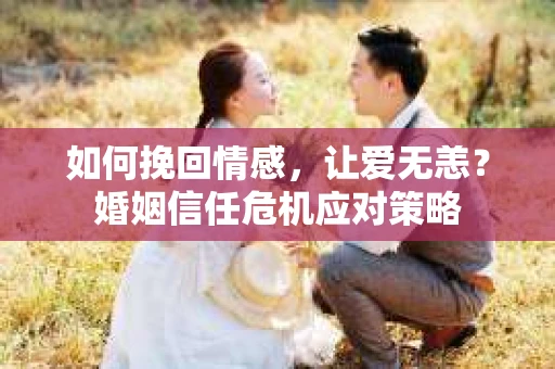 如何挽回情感,让爱无恙?婚姻信任危机应对策略 如何挽回情感,让爱无恙?婚姻信任危机应对策略