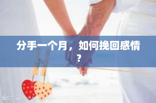 分手一个月，如何挽回感情？