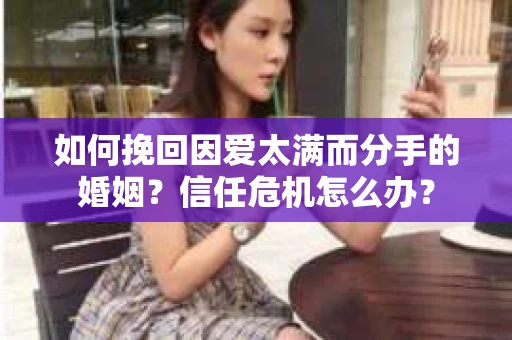 如何挽回因爱太满而分手的婚姻?信任危机怎么办? 如何挽回因爱太满而分手的婚姻?信任危机怎么办?