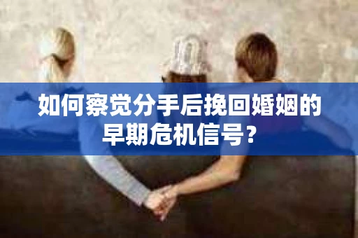 如何察觉分手后挽回婚姻的早期危机信号？