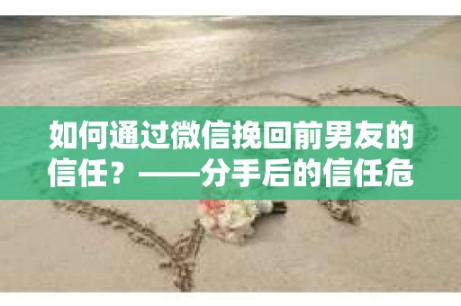 如何通过微信挽回前男友的信任？——分手后的信任危机解决方案
